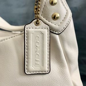 COACH CAMPBELL HOBO LEATHER HANDBAG